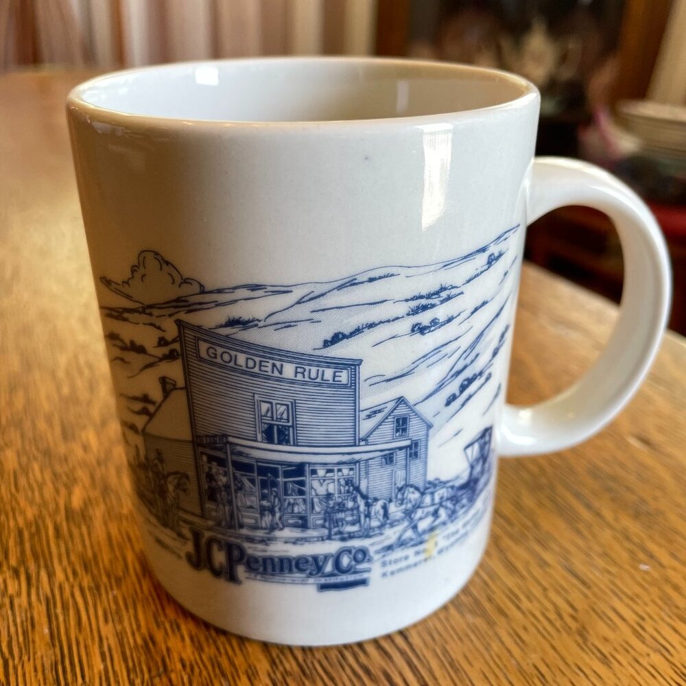 J. C. Penny Co. Store #1 "The Mother Store" Coffee Cup Mug Vintage Made in USA